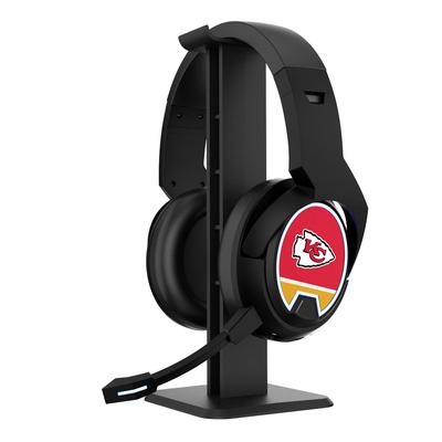 Kansas City Chiefs Logo Wireless Bluetooth Gaming Headphones & Stand
