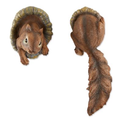 Woodland Squirrel Tree Décor by Zingz and Thingz in Multicolor