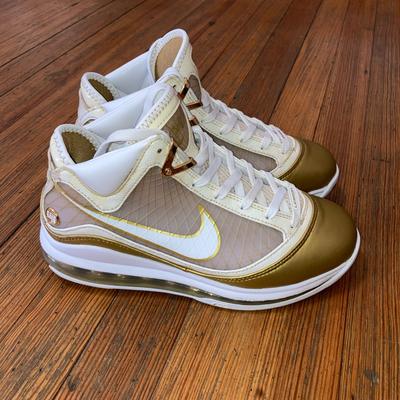 Nike Shoes | Air Max Lebron 7 Retro Qs China Moon 2020 | Color: Gold/White | Size: 6