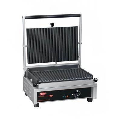 Hatco MCG14G Single Commercial Panini Press w/ Cast Iron Grooved Plates, 208v/1ph