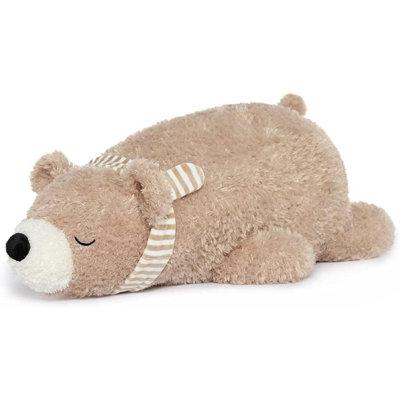 Trinx Plush Pillow Soft Stuffed Animal Plush Toy For Boys Girls Cotton Blend in Brown, Size 27.5 H x 5.0 W x 5.0 D in | Wayfair