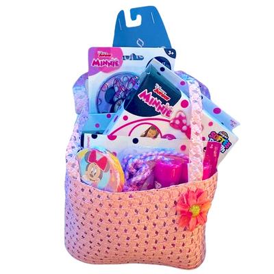 Disney Toys | Easter Basket Minnie Mouse Disney Bundle Pink Purse Toys Girls Gift Play | Color: Pink | Size: Boys & Girls