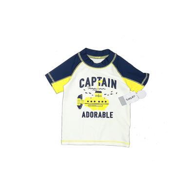 Carter's Rash Guard: White Sporting & Activewear - Size 18 Month