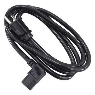 ZORO SELECT 20PX09ID PC Power Cord, 5-15P, IEC C13, 6 ft., Blk, 15A