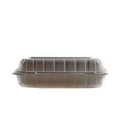 Nicole Fantini Eco Friendly 9x6 Take Out Food Containers w/ Clamshell Hinged Lid | To-Go, Resturant Carry-out in Gray | Wayfair HW206-99-150CT