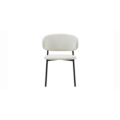 Zoya Dining Chair White Bouclé