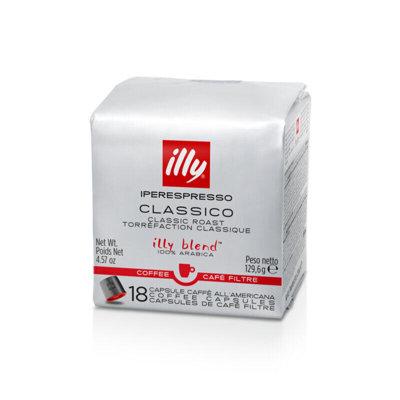 Illy Coffee iper Coffee Capsules, Classico Medium Roast, 18 Count (Pack of 6) in Brown | Wayfair 8850