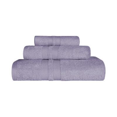 Eider & Ivory™ Charie Quick-Drying 3 Piece Towel Set Terry Cloth/100% Cotton in Gray/Indigo | 30 W in | Wayfair E16F4D7CE1364DCA9B5E63F64BC791AA