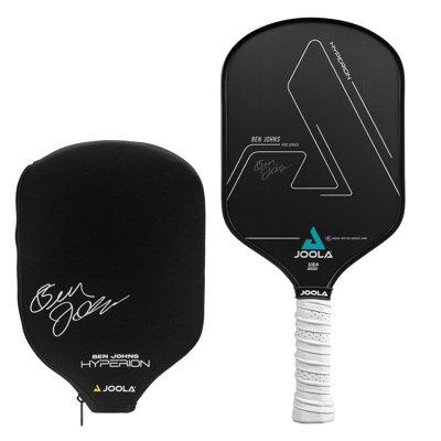 Joola USA JOOLA Ben Johns Hyperion Carbon Surface 16 Pickleball Paddle - Includes Custom Paddle Cover in Black | 16.5 H x 7.5 W x 0.629 D in | Wayfair