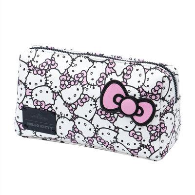 Rebrilliant Brunell Hello Kitty Cosmetic Pouch w/ Waterproof Faux Zippered Bag For Travel Size Toiletries in Black | 6 H x 3 W x 8.25 D in | Wayfair