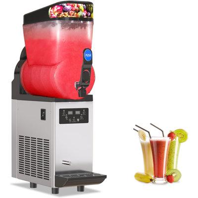 Jeremy cass 550W Countertop Snow Cone Maker, Commercial Slushie Machie w/ 3.2 Gallons Tanks in Black/Gray | 32.83 H x 7.95 W x 21.65 D in | Wayfair
