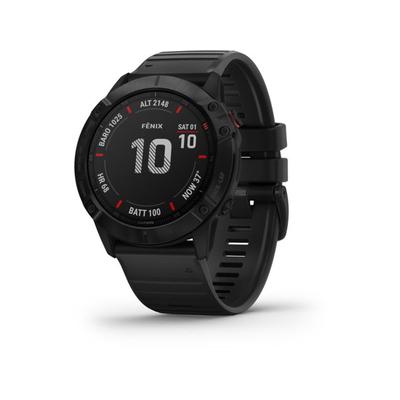 DEMO Garmin Fenix 6X Pro Multisport GPS Smartwatch Black w/Black Band 010-02157-00