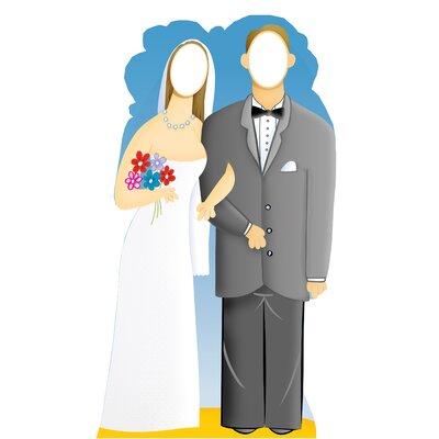 Advanced Graphics Life-Size Stand-Ins Wedding Couple Cardboard Stand-Up | 72 H x 46 W in | Wayfair #545