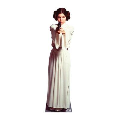 Advanced Graphics Star Wars Princess Leia Organa Life Size Cardboard Stand Up | 62 H x 18 W in | Wayfair #111