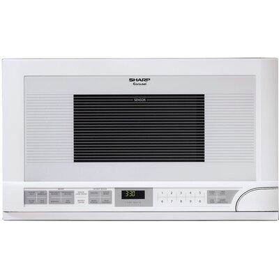 Sharp 24" 1.5 cu. ft. Over-the-Counter Microwave in White, Size 14.06 H x 23.88 W x 15.56 D in | Wayfair R1211T