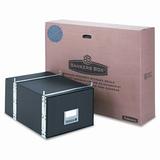 Bankers Box® StaxOnSteel Storage Drawer, Legal, Steel Frame, 15 x 24 x 10-1/2, BLK, 6/Ctn in Black | 9 H x 28.5 W x 38 D in | Wayfair FEL00512