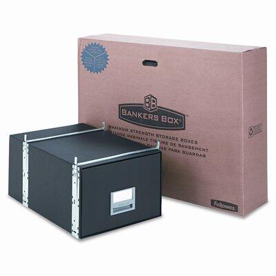Bankers Box® StaxOnSteel Storage Drawer, Legal, Steel Frame, 15 x 24 x 10-1 2, BLK, 6 Ctn in Black | 9 H x 28.5 W x 38 D in | Wayfair FEL00512