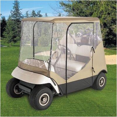 Classic Accessories Fairway Elastic Golf Cart Cover PVC in Brown | 54.5 H x 41 W x 84.5 D in | Wayfair 72052