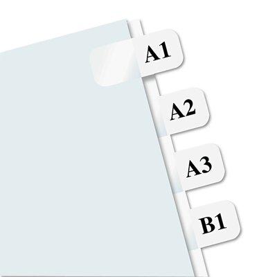Redi-Tag Corporation Laser Printable Index Tab, 180/Pack in White, Size 0.06 H x 5.06 W x 10.13 D in | Wayfair RTG33001