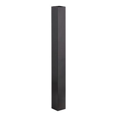 Whitehall Products 40" H Standard Post Aluminum in Black | 40 H x 4 W x 4 D in | Wayfair 16021