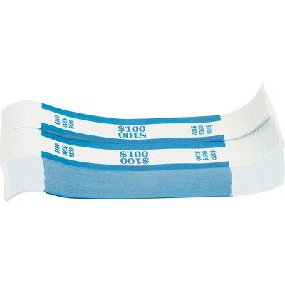 MMF Industries Self-Adhesive Currency Straps, Blue, 100 in Dollar Bills, 1,000 Bands per Box in White | Wayfair CTX400100