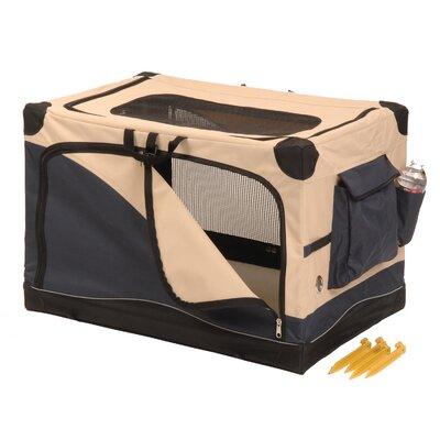 Precision Pet Products Pet Soft-Sided Crate Polyester in Brown, Size 27.0 H x 28.0 W x 42.0 D in | Wayfair 7035015