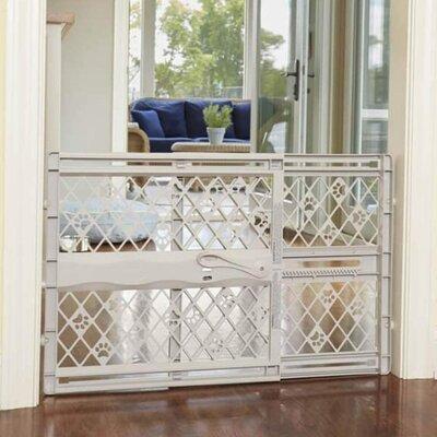 North States Paws Portable Gate Plastic/Metal (a highly durability option) in Gray | 23 H x 41 W in | Wayfair NS8699