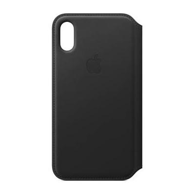 Apple Used iPhone Xs Leather Folio Case (Black) MRWW2ZM/A