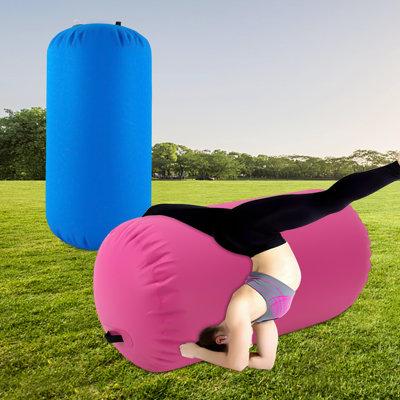 YYBUSHER Inflatable Yoga Gymnastics Roller Barrel in Blue | 39.4 H x 23.6 W x 39.4 D in | Wayfair YYBUSHER12113