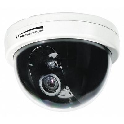 SPECO TECHNOLOGIES CVC6246TW Camera,Dome,White,Indoor,2 MP Line Res.