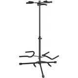 5 CORE Guitar Stand Black Durable Triple Guitar Stand w/ Neck Holder Universal Floor Stand Metal, Size 1.0 H x 3.0 W x 26.0 D in | Wayfair GSH 3N1