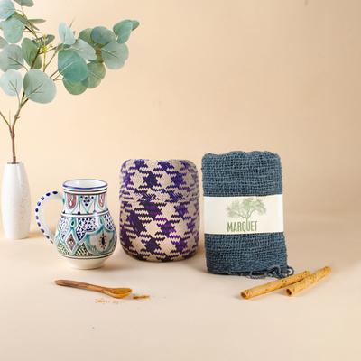 Cozy Box,'Curated Gift Box for Cozy Vibes with Mug, Basket, and Scarf'