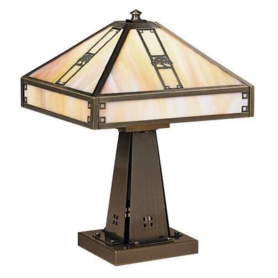 Arroyo Craftsman Pasadena 16 Inch Table Lamp - PTL-11E-CS-RB