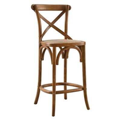 Gear Counter Stool - East End Imports EEI-5667-WAL