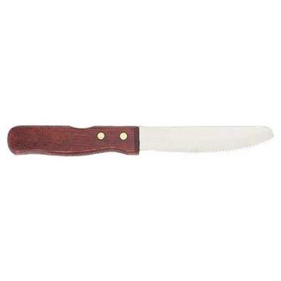 CRESTWARE SKJW Steak Knife,5 in. L,Wood Handle,PK12