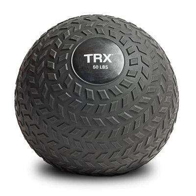 TRX 30 Pound Weighted Slam Ball for Full Body High Intensity Workouts, Black | 50 lb | Wayfair EXSLBL-50