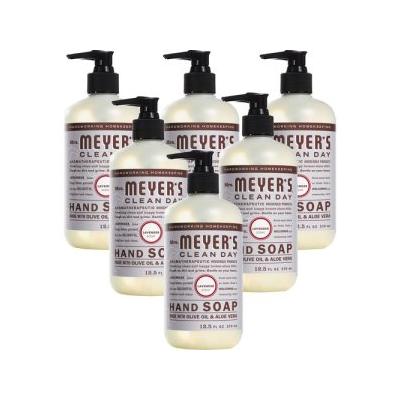 Mrs. Meyer's Hand Soap, Lavender Scent, 12.5 Oz, 6/Ct, SJN651311CT | by CleanltSupply.com
