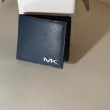Michael Kors Bags | Bnwt: Navy Blue Wallet For You Special And Love One. | Color: Black/Blue | Size: Os