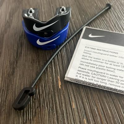 Nike Accessories | Nwot Nike Hyperstrong Youth Mouth Guards Mouthguards Blue Black | Color: Black/Blue | Size: Osb