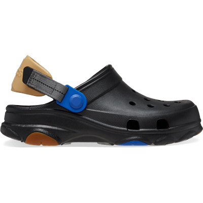 Crocs Black / Gum Toddler All-Terrain Clog Shoes