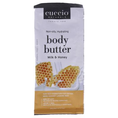 Luxury Spa Non-Oily Hydrating Butter - Milk and Honey by Cuccio Naturale for Unisex - 0.7 oz Body Bu