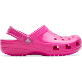 Crocs Pink Crush Classic Neon Highlighter Clog Shoes