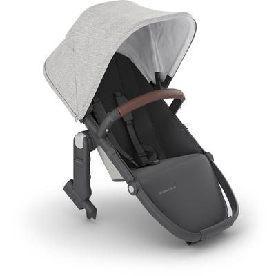 UPPAbaby RumbleSeat V2+ - Anthony (White and Grey Chenille / Carbon Frame / Chestnut Leather)