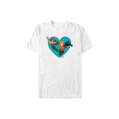 Men's Big & Tall Aqua Love Tops & Tees by Mad Engine in White (Size 3XL)