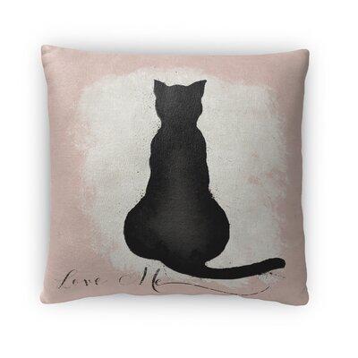 KAVKA DESIGNS Love Me Throw Pillow Polyester/Polyfill | 18 H x 18 W x 4 D in | Wayfair FPL-BS18-18x18-TEL132