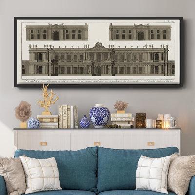 Charlton Home® Buildings & Facades I- Framed Canvas Canvas, Solid Wood in Brown | 12 H x 30 W x 1.5 D in | Wayfair A84C53E399F74365BC118E10AB7A0167