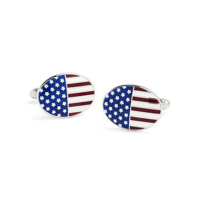 Brooks Brothers Men's American Flag Cuff Links