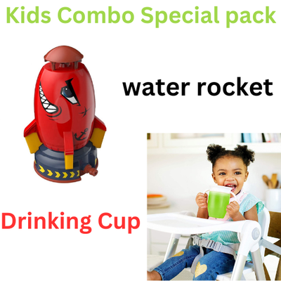Vigor Kids Combo Special Pack Water Rocket & Non Spill Cup - STYLE: 1 COMBO PACK