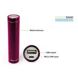 Fresh Fab Finds 2600mAh Mobile Power Bank Portable for iPhone iPod MP3 GPS & All Smart Phones In Pink - Pink