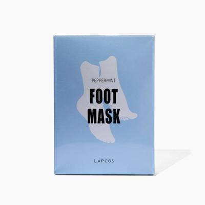 LAPCOS Peppermint Foot Mask - 5 PACK